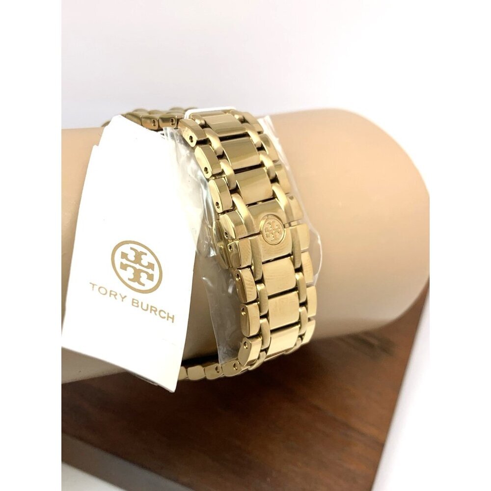 Tory Burch Women's Watch TBW7220 Miller Quartz Cream Dial Gold Stainless Steel - Picture 9 of 13